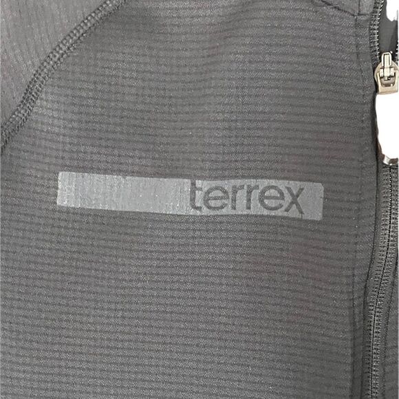 Adidas Outdoor Terrex Black Zip Front Track Jacket 3 pockets stretch Size Small - Picture 4 of 6